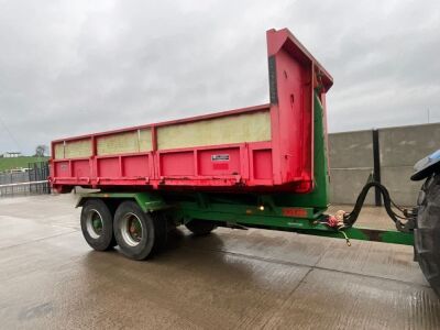 TRACTOR DRAWN ROLL ON / ROLL OFF HOOK LOADER TRAILER & SKIP