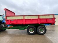 TRACTOR DRAWN ROLL ON / ROLL OFF HOOK LOADER TRAILER & SKIP - 3
