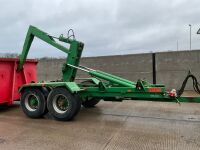 TRACTOR DRAWN ROLL ON / ROLL OFF HOOK LOADER TRAILER & SKIP - 22
