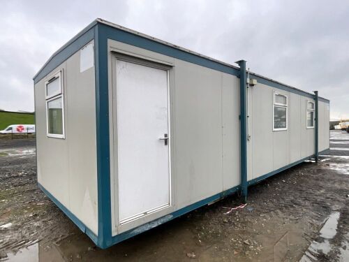 APPROX. 40ft x 12ft STEEL CLAD 2 OFFICE CABIN