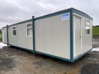 APPROX. 40ft x 12ft STEEL CLAD 2 OFFICE CABIN - 13