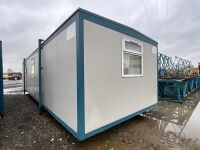 APPROX. 40ft x 12ft STEEL CLAD 2 OFFICE CABIN - 17