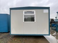 APPROX. 40ft x 12ft STEEL CLAD 2 OFFICE CABIN - 18