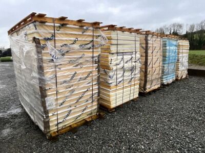 5No. UNUSED PALLETS OF CAVITY THERM INSULATION BOARD 1200mm x 450mm x 100mm