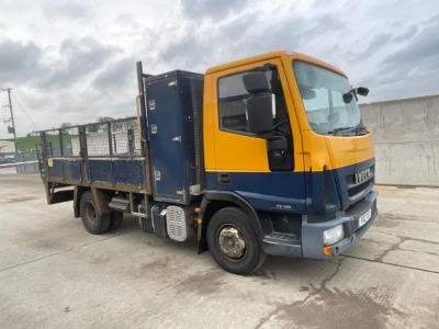 IVECO 75E160 7.5 TON AUTOMATIC DROPSIDE TIPPER&nbsp;