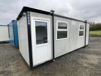 APPROX. 22ft x 9ft OPEN PLAN STEEL CLAD OFFICE&nbsp;