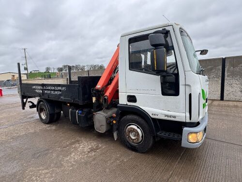 IVECO EUROCARGO 7.5 TON HIAB DROPSIDE AUTOMATIC TIPPER LORRY&nbsp;&nbsp;