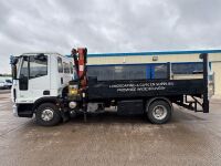 IVECO EUROCARGO 7.5 TON HIAB DROPSIDE AUTOMATIC TIPPER LORRY&nbsp;&nbsp; - 4