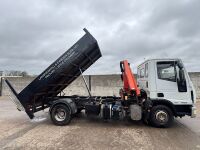 IVECO EUROCARGO 7.5 TON HIAB DROPSIDE AUTOMATIC TIPPER LORRY&nbsp;&nbsp; - 9