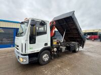 IVECO EUROCARGO 7.5 TON HIAB DROPSIDE AUTOMATIC TIPPER LORRY&nbsp;&nbsp; - 14