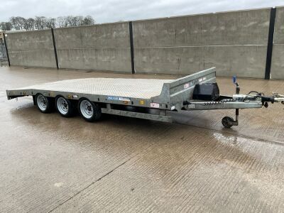 DALE KANE 16ft x 6.6ft TRI AXLE 3500KGS BEAVERTAIL TRAILER