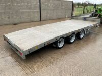DALE KANE 16ft x 6.6ft TRI AXLE 3500KGS BEAVERTAIL TRAILER - 12