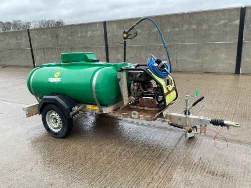 TRAILER ENGINEERING SINGLE AXLE FAST TOW POWER WASHER