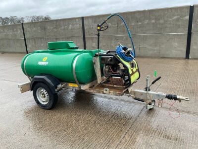 TRAILER ENGINEERING SINGLE AXLE FAST TOW POWER WASHER