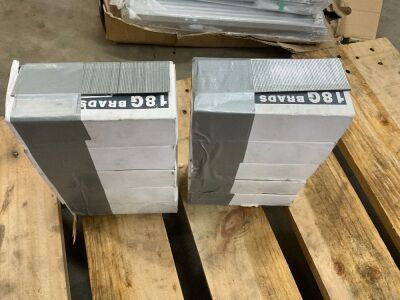 10No. BOXES OF 38mm 18 GAUGE NAILS