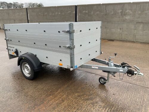 UNUSED HUMBAR 8ft 5" X 4ft 5" 1.3 TON SINGLE AXLE TRAILER&nbsp;