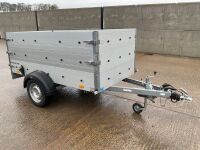 UNUSED HUMBAR 8ft 5" X 4ft 5" 1.3 TON SINGLE AXLE TRAILER&nbsp;