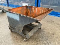 MOBILE FORKLIFT TIPPING SKIP (GREY)