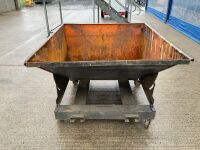 MOBILE FORKLIFT TIPPING SKIP (GREY) - 2