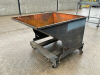 MOBILE FORKLIFT TIPPING SKIP (GREY) - 4