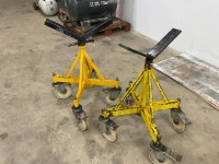 2No. MOBILE CABLE REEL STANDS &&nbsp;1No. CABLE REEL STAND - 4
