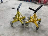 2No. MOBILE CABLE REEL STANDS &&nbsp;1No. CABLE REEL STAND - 5
