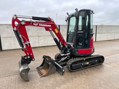 YANMAR VIO26-6 2.6 TON ZERO TAIL MINI DIGGER