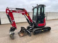 YANMAR VIO26-6 2.6 TON ZERO TAIL MINI DIGGER