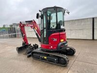 YANMAR VIO26-6 2.6 TON ZERO TAIL MINI DIGGER - 3