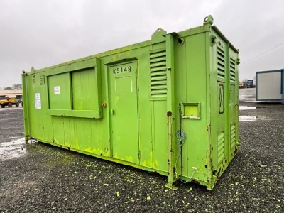 APPROX. 22ft x 8ft ANTI VANDAL WELFARE UNIT