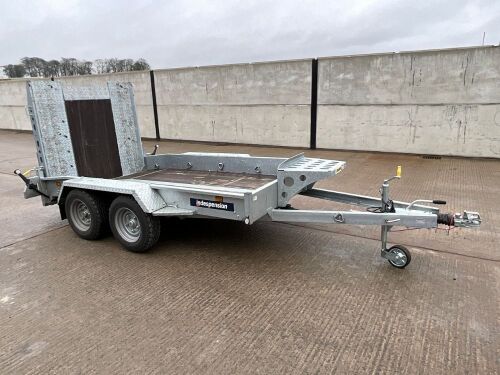 UNUSED INDESPENSION CHALLENGER 50 10ft x 5ft 3.5 TON TWIN AXLE BEAVERTAIL PLANT TRAILER&nbsp;
