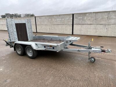 UNUSED INDESPENSION CHALLENGER 50 10ft x 5ft 3.5 TON TWIN AXLE BEAVERTAIL PLANT TRAILER&nbsp;