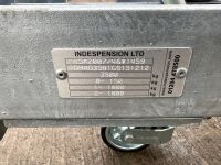 UNUSED INDESPENSION CHALLENGER 50 10ft x 5ft 3.5 TON TWIN AXLE BEAVERTAIL PLANT TRAILER&nbsp; - 16
