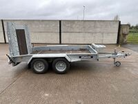 UNUSED INDESPENSION CHALLENGER 50 10ft x 5ft 3.5 TON TWIN AXLE BEAVERTAIL PLANT TRAILER&nbsp; - 17