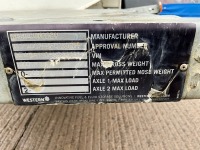 WESTERN 500lt SINGLE AXLE FAST TOW METAL BUNDED FUEL BOWSER - 14