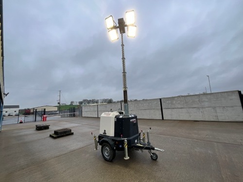 GENERAC iQ20 SINGLE AXLE FAST TOW LED LIGHTING TOWER