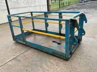 APPROX. 8ft x 4ft SCOTT MAN BASKET/SAFETY CAGE TO SUIT JLG TELESCOPIC FORKLIFT - 3