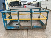 APPROX. 8ft x 4ft SCOTT MAN BASKET/SAFETY CAGE TO SUIT JLG TELESCOPIC FORKLIFT - 6
