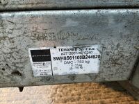 TEMERAD APPROX. 6ft x 4ft 750KGS SINGLE AXLE TRAILER - 12