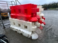 8No. LARGE PLASTIC JERSEY KERBS - 3