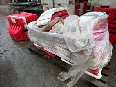 APPROX. 25No. ASSORTED PLASTIC BARRIERS