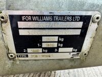 IFOR WILLIAMS 14ft x&nbsp; 6.6ft 3500KGS TWIN AXLE DROPSIDE TRAILER&nbsp; - 19