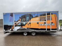 APPROX. 20ft x 7ft MARCO TWIN AXLE 2500KGS EXHIBITION UNIT - 17
