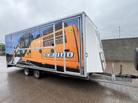 APPROX. 20ft x 7ft MARCO TWIN AXLE 2500KGS EXHIBITION UNIT - 18