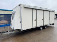 APPROX. 20ft x 7ft MARCO TWIN AXLE 2500KGS EXHIBITION UNIT - 21