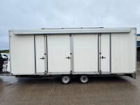 APPROX. 20ft x 7ft MARCO TWIN AXLE 2500KGS EXHIBITION UNIT - 23
