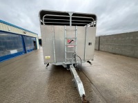 HUDSON APPROX. 24ft x 8ft 16 TON TWIN AXLE GALVANISED LIVESTOCK TRAILER&nbsp; - 3