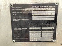 HUDSON APPROX. 24ft x 8ft 16 TON TWIN AXLE GALVANISED LIVESTOCK TRAILER&nbsp; - 7