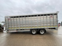 HUDSON APPROX. 24ft x 8ft 16 TON TWIN AXLE GALVANISED LIVESTOCK TRAILER&nbsp; - 14