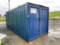 APPROX. 20ft x 8ft ANTI VANDAL SITE STORAGE CONTAINER&nbsp;